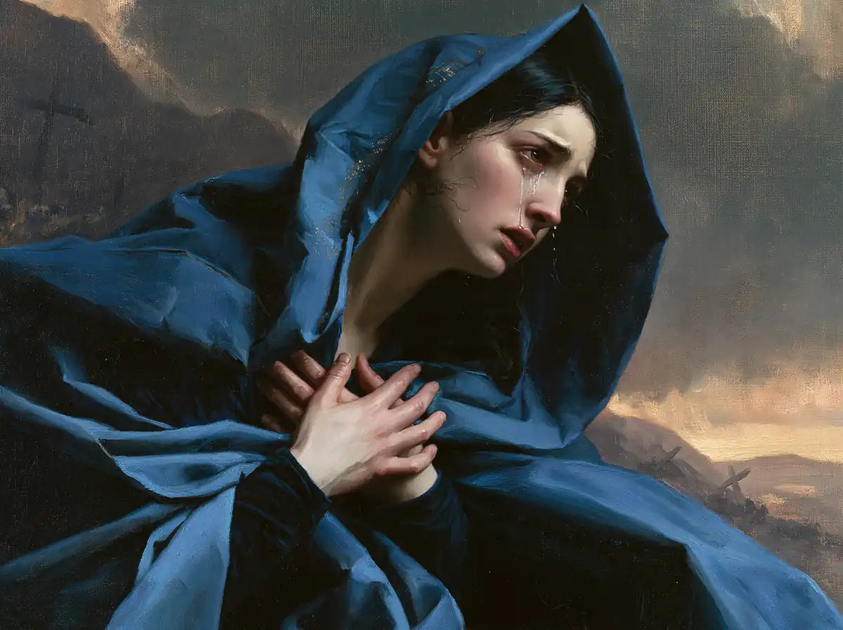 Our Lady of Sorrows - Profound Maternal Sorrow - Christian artwork collection