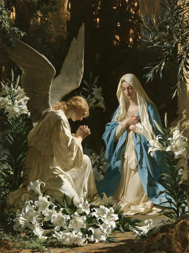 The Annunciation - The Annunciation in the Garden · Portrait n° 20