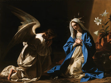The Annunciation - Black and Gold · Landscape n° 2