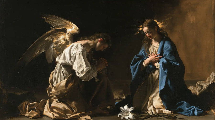 The Annunciation - Black and Gold · Landscape n° 11