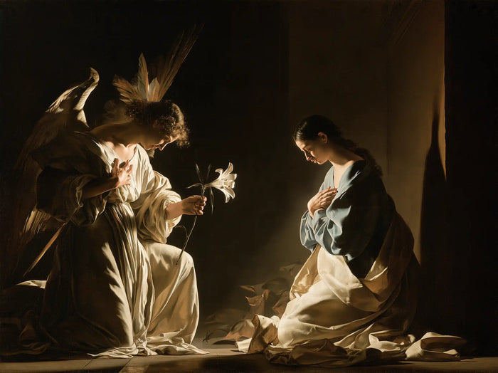 The Annunciation — The Lily Offered to Mary’s Silence