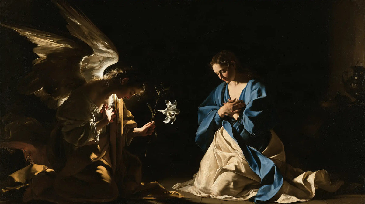 The Annunciation — The Open Palm beneath the Lily
