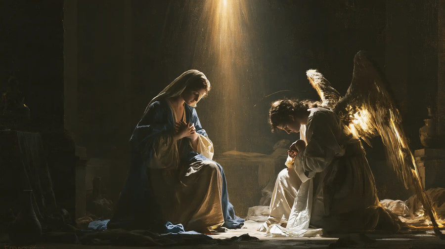The Annunciation - Divine Light Descending upon Mary · Landscape n° 19