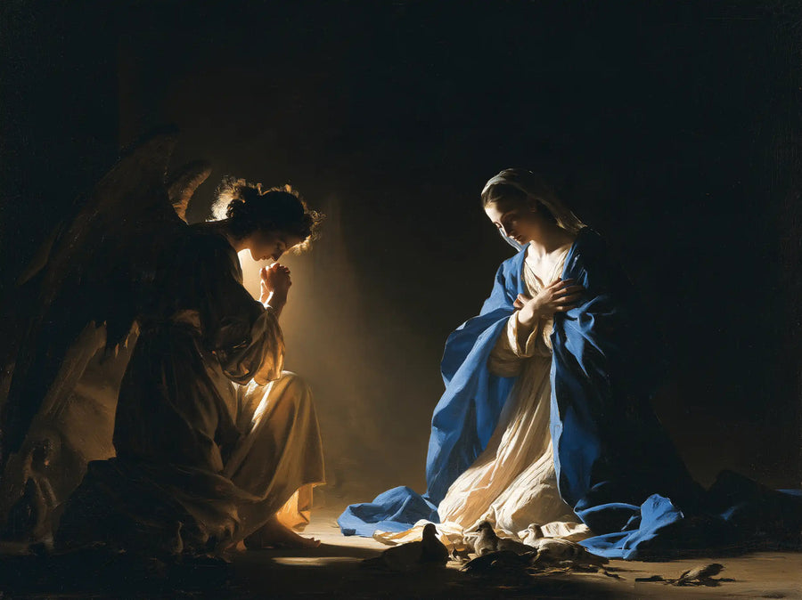The Annunciation - Midnight Blue Chiaroscuro · Landscape n° 11