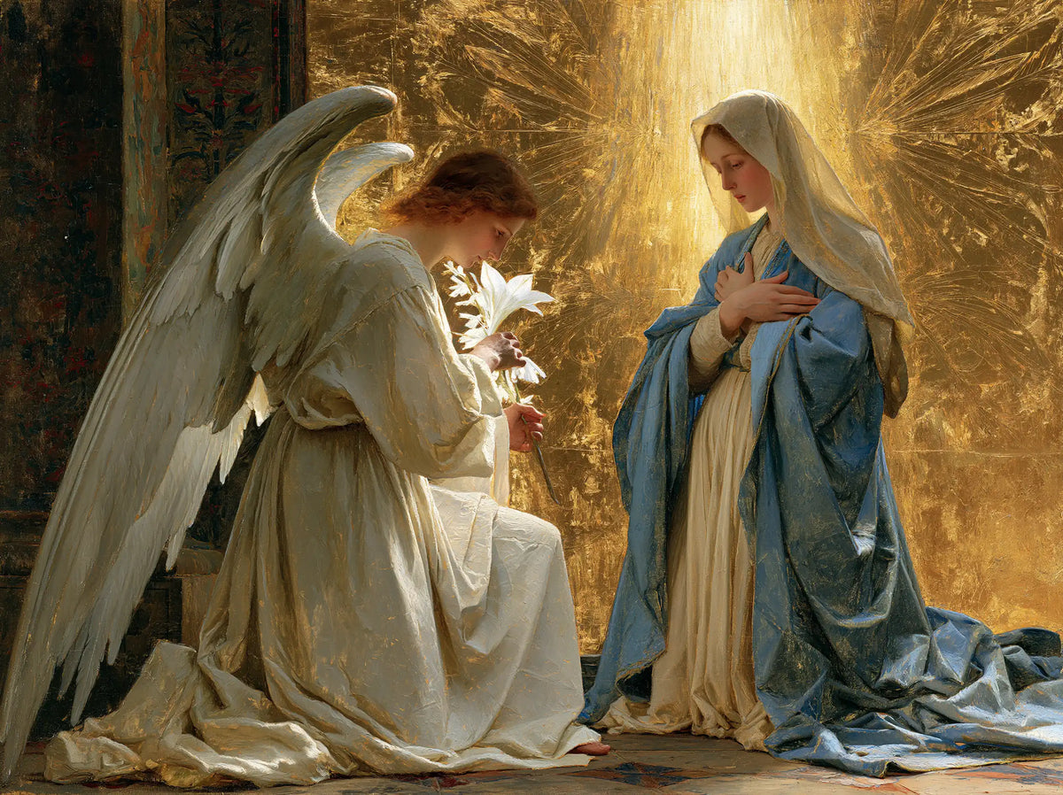 The Annunciation — The Greeting to the Veil of Light