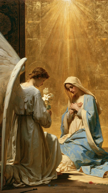 The Annunciation - Sacred Gold · Portrait n° 4