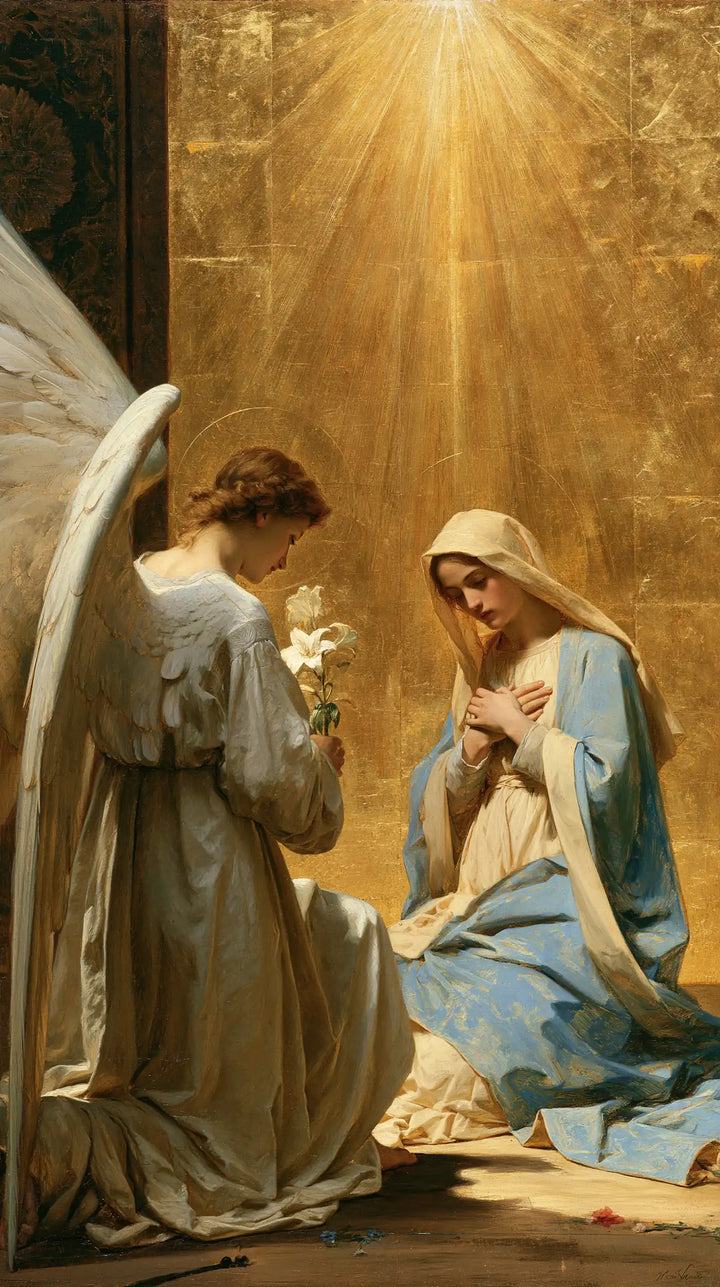 The Annunciation - Sacred Gold · Portrait n° 4