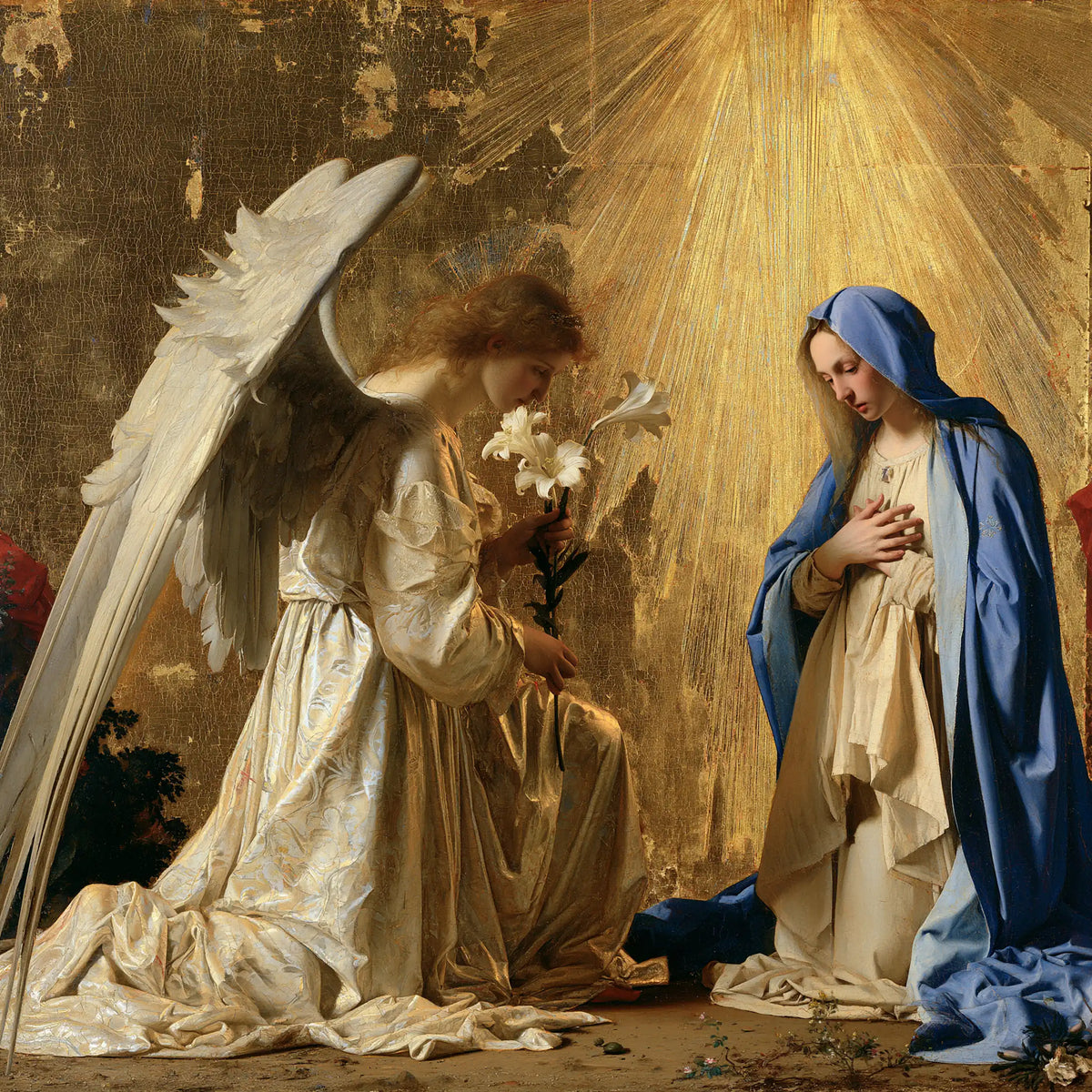 The Annunciation - Sacred Gold · Square n° 4