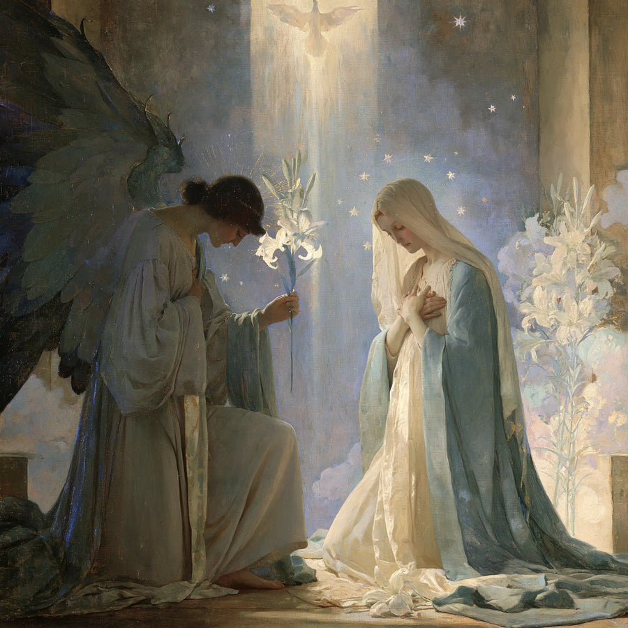 The Annunciation - Symbolist · Square n° 2