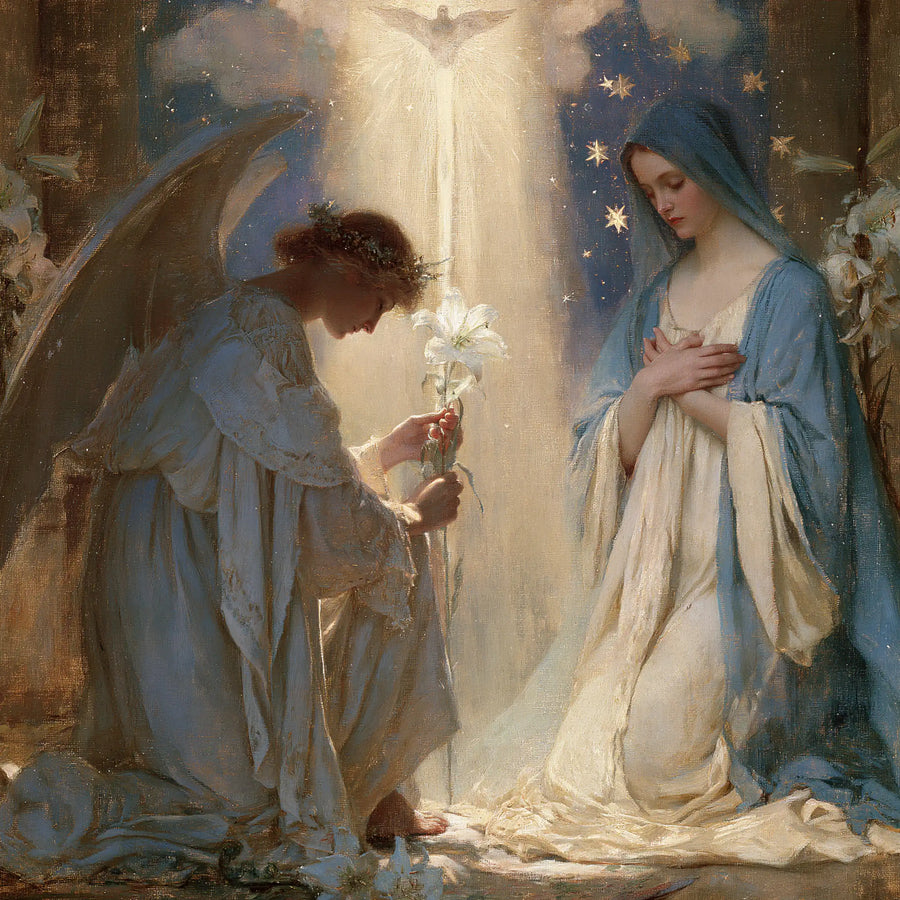 The Annunciation - Symbolist · Square n° 8