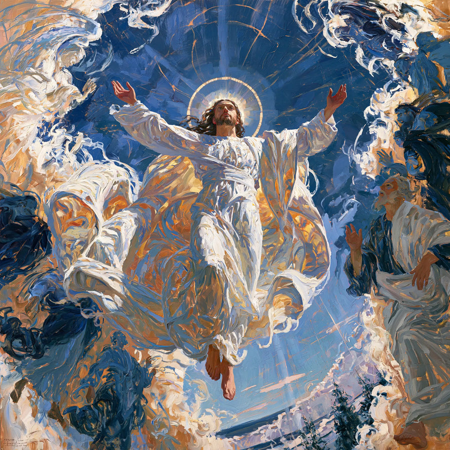 The Ascension of Jesus Christ - Expressionist · Square n° 1