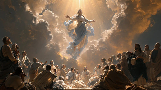 The Assumption of Mary — Flight Above the White Linen