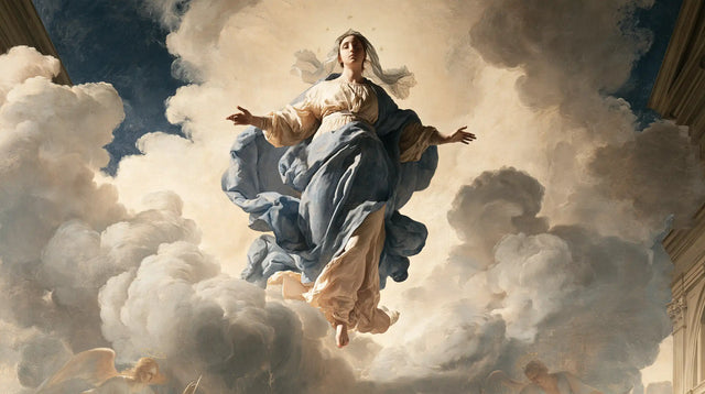The Assumption of Mary — Grace Between Chalk-White Clouds