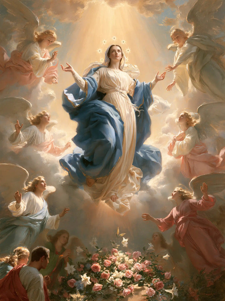 The Assumption of Mary - Assumption with a Flower-Filled Tomb · Portrait n° 10