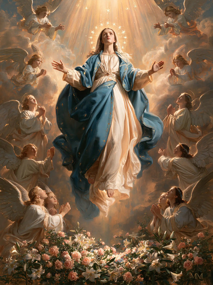 The Assumption of Mary - Assumption with a Flower-Filled Tomb · Portrait n° 12
