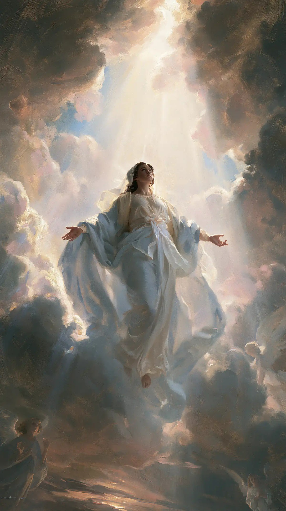 The Assumption of Mary — The Turned Face in the Pale Rift