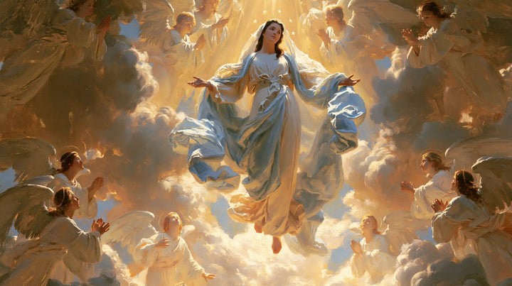 The Assumption of Mary - Mary Welcomed into Heaven · Landscape n° 8