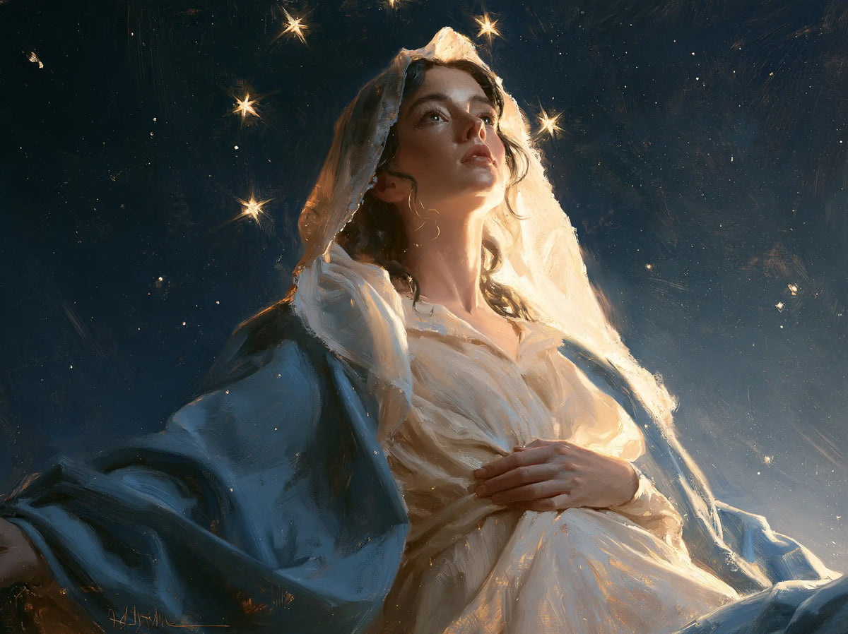The Assumption of Mary - Midnight Blue Chiaroscuro · Landscape n° 4