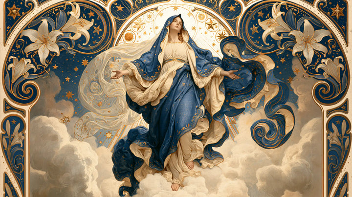 The Assumption of Mary — Welcome Beneath the Two Golden Lilies