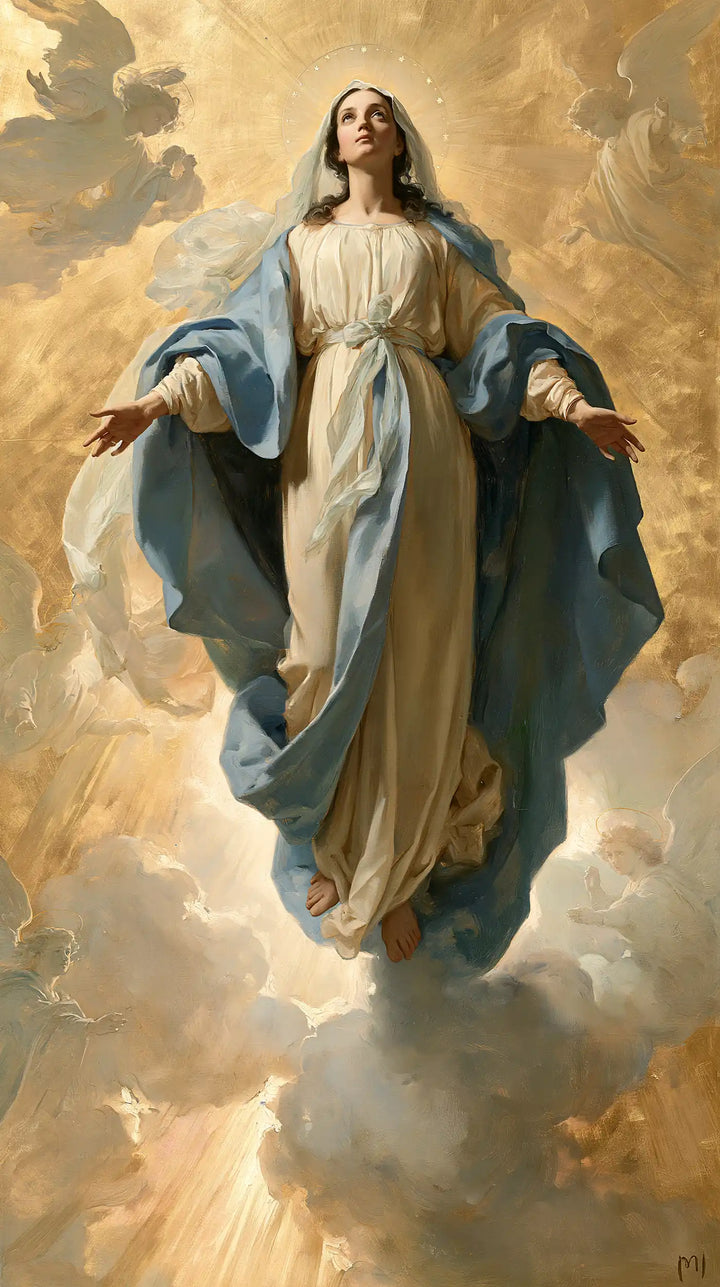 The Assumption of Mary - Sacred Gold · Portrait n° 3