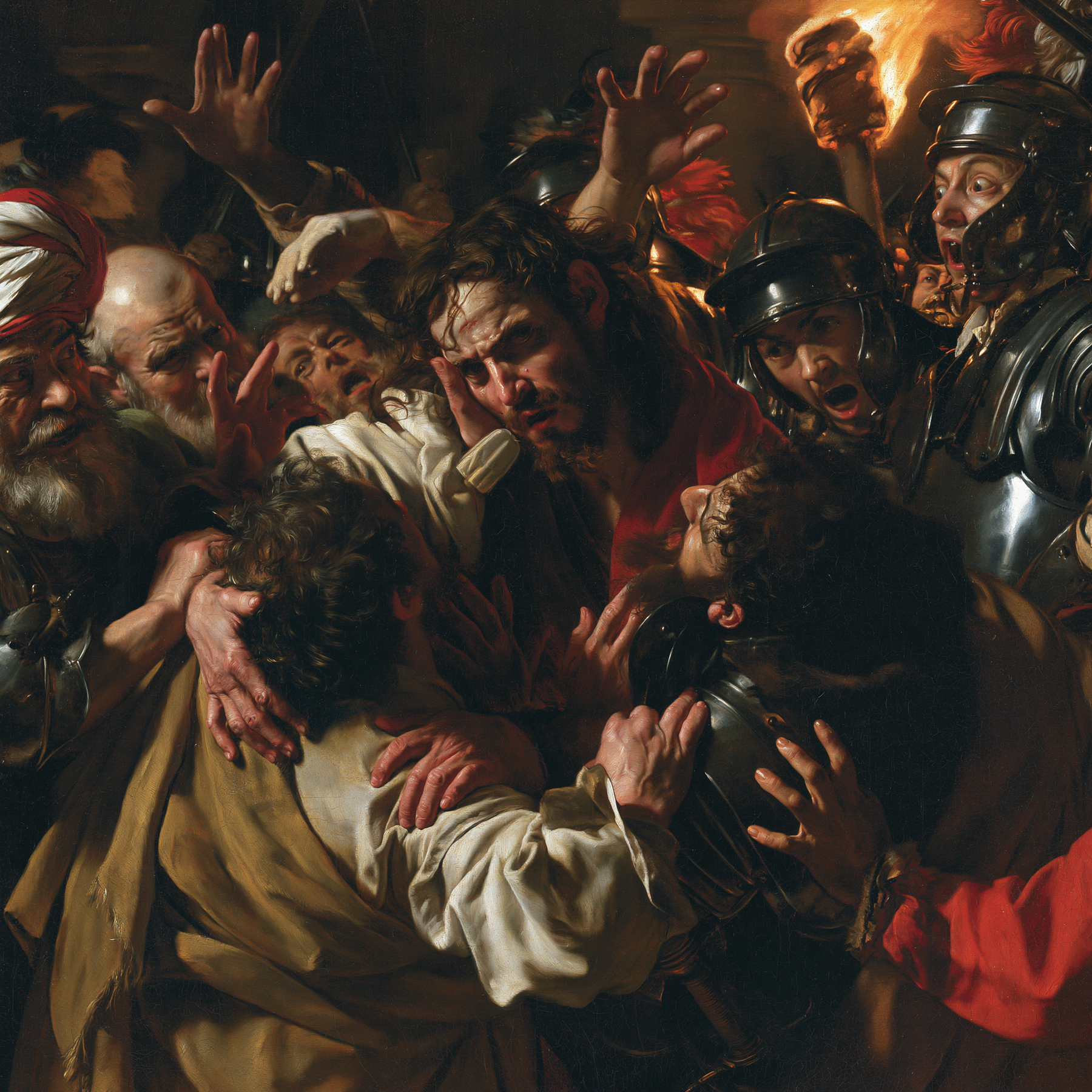 La Trahison de Judas — Baroque théâtral · Carré n° 3 — aperçu de la finition sélectionnée