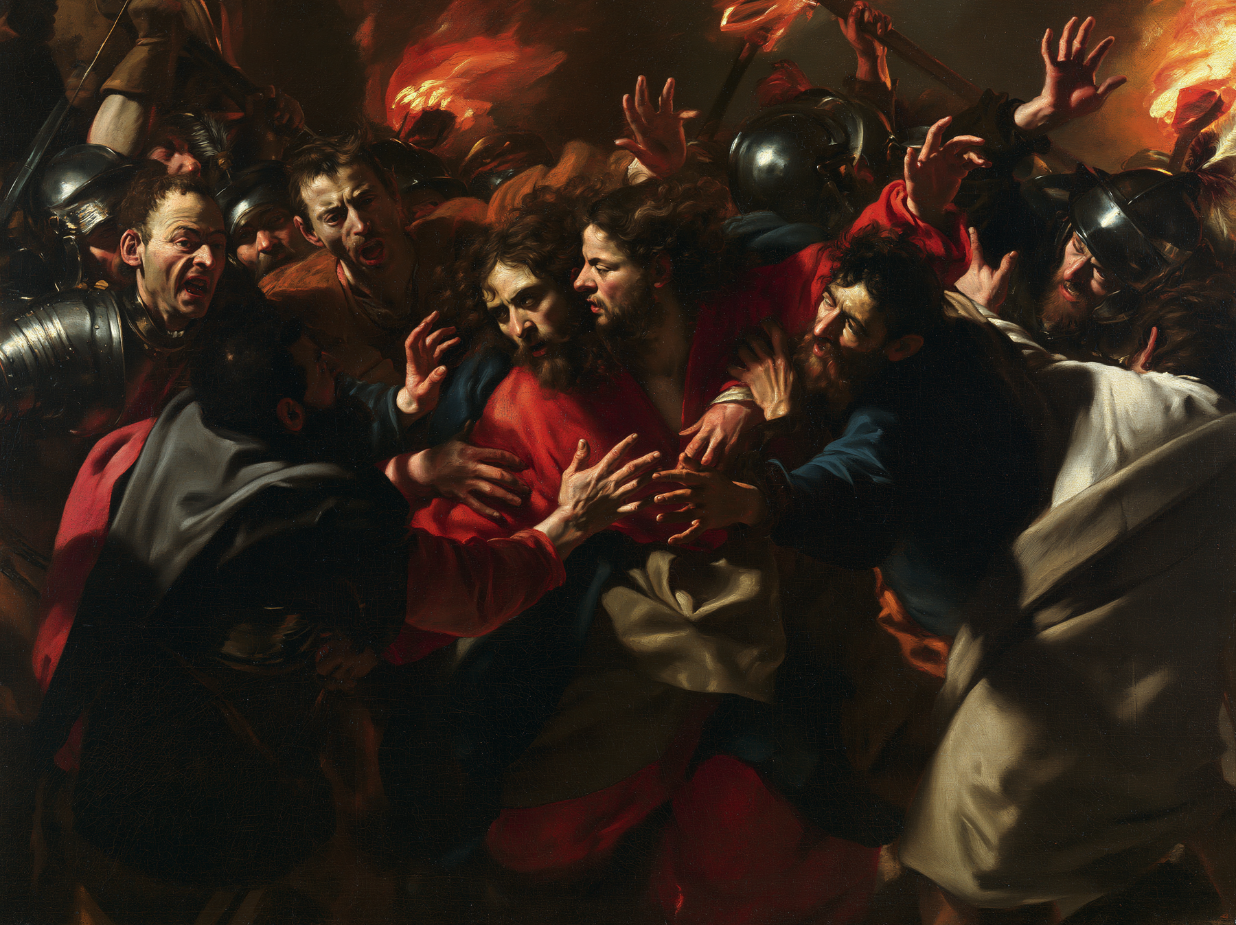 La Trahison de Judas — Baroque théâtral · Paysage n° 3 — aperçu de la finition sélectionnée