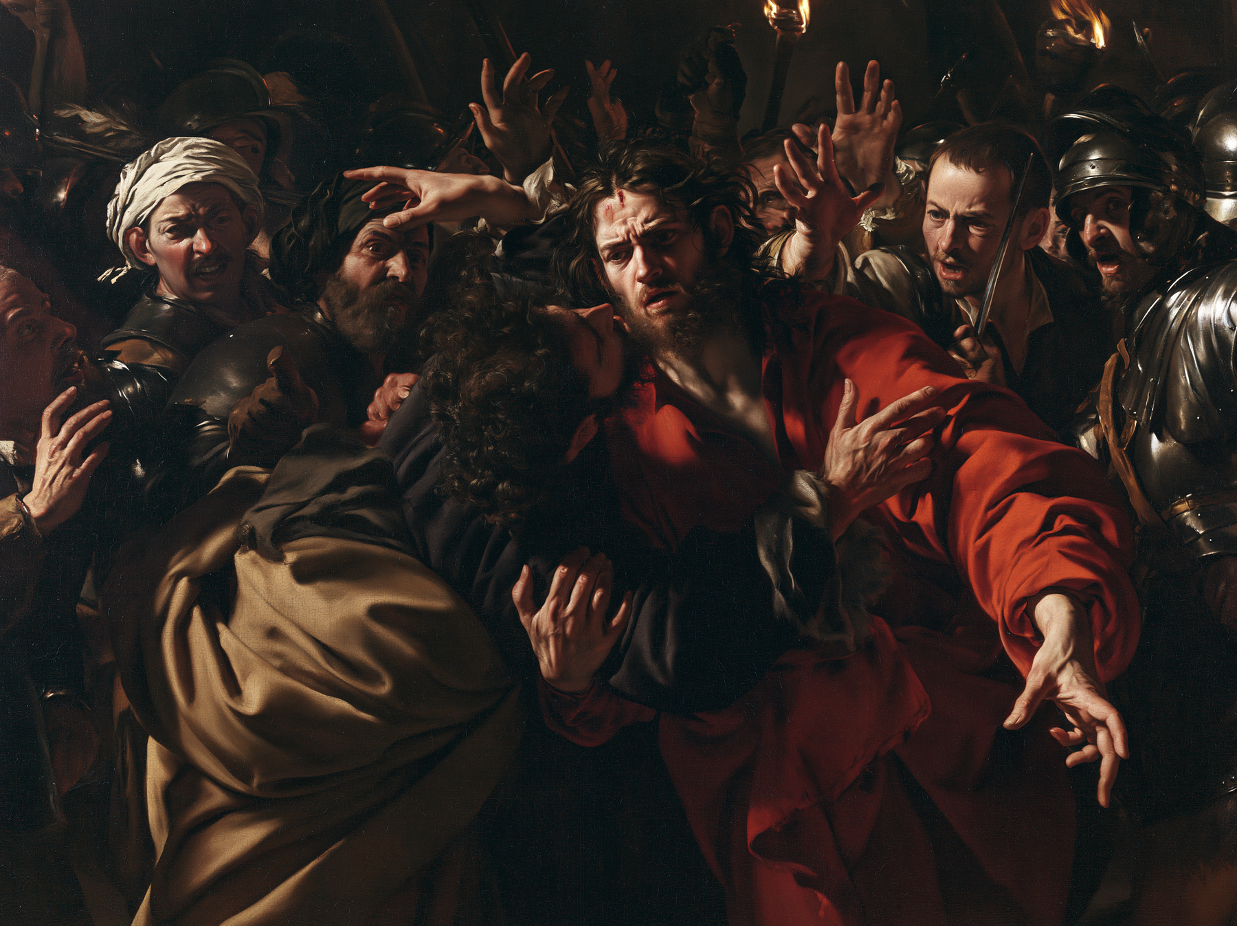 La Trahison de Judas — Baroque théâtral · Paysage n° 4 — aperçu de la finition sélectionnée