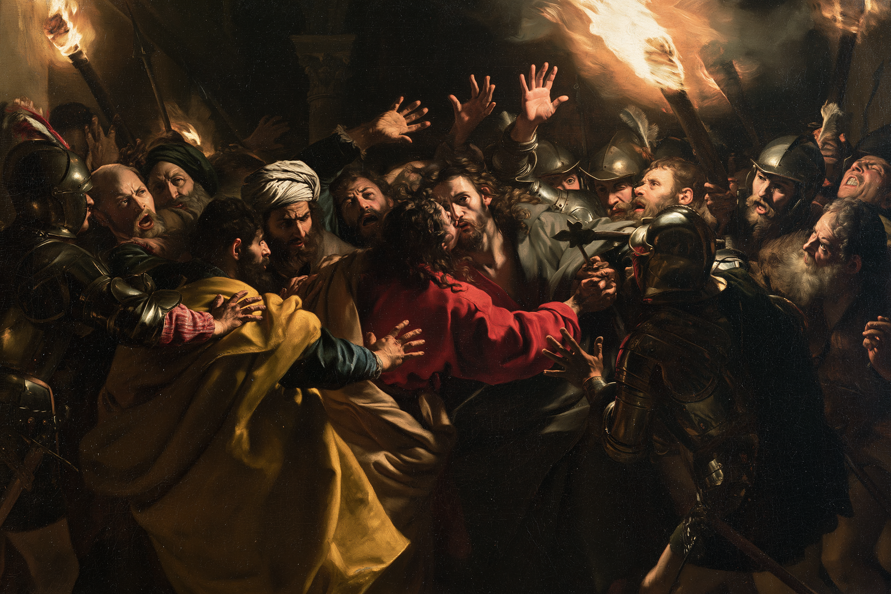 La Trahison de Judas — Baroque théâtral · Paysage n° 8 — aperçu de la finition sélectionnée