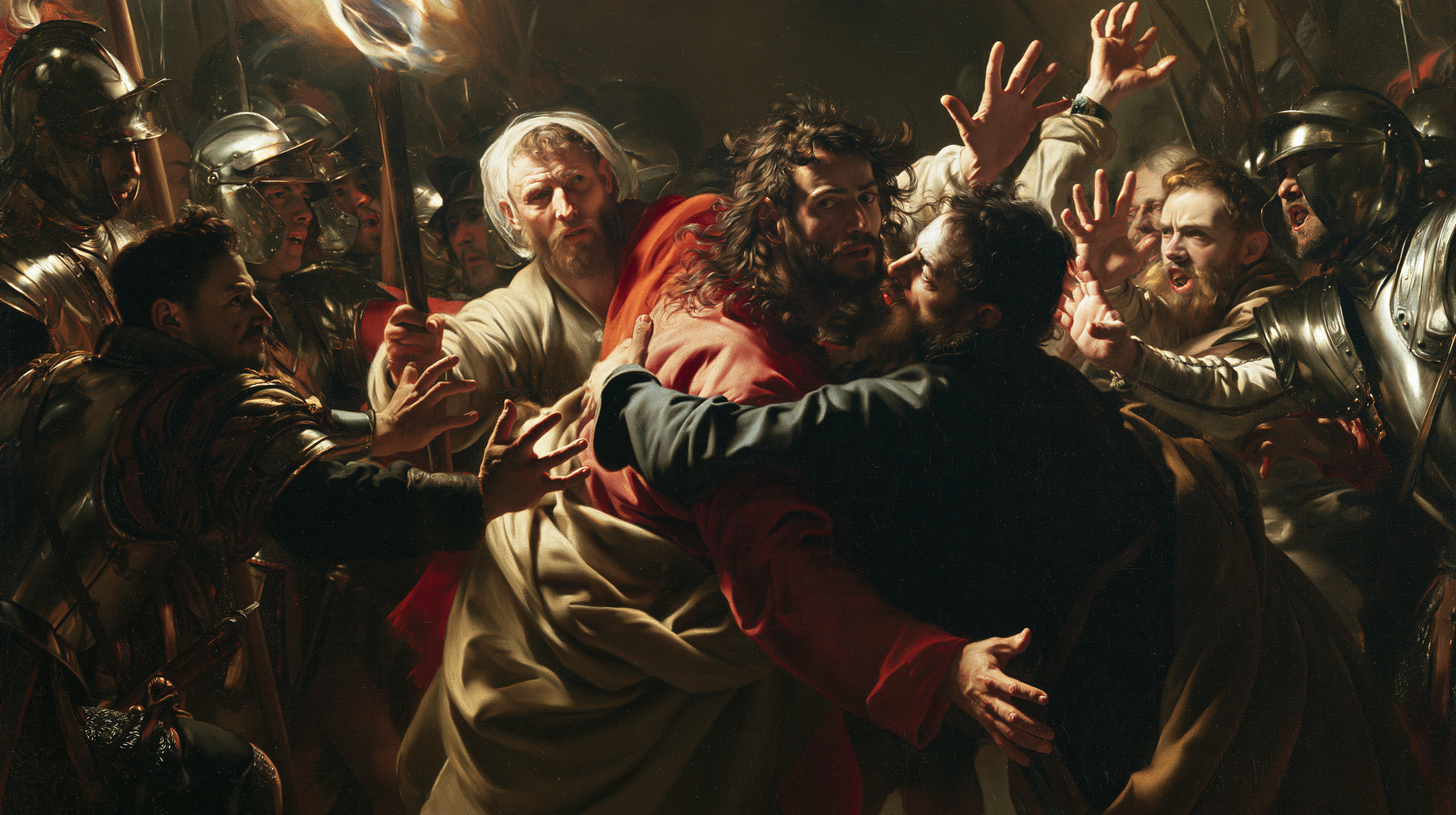 La Trahison de Judas — Baroque théâtral · Paysage n° 12 — aperçu de la finition sélectionnée