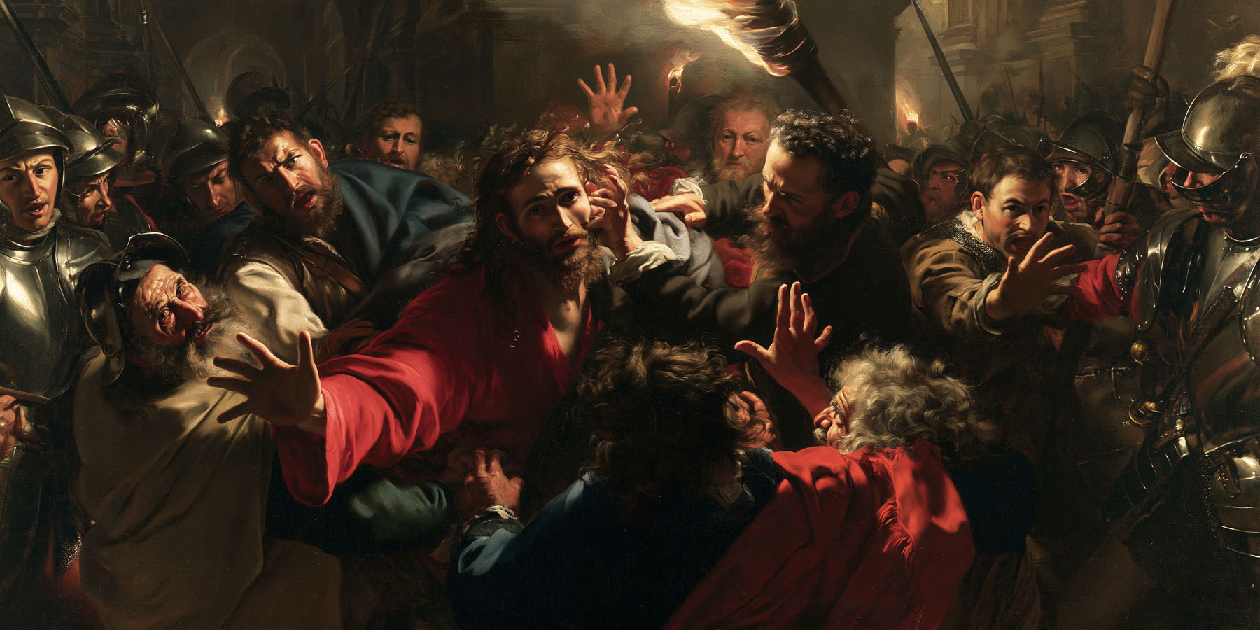 La Trahison de Judas — Baroque théâtral · Paysage n° 16 — aperçu de la finition sélectionnée