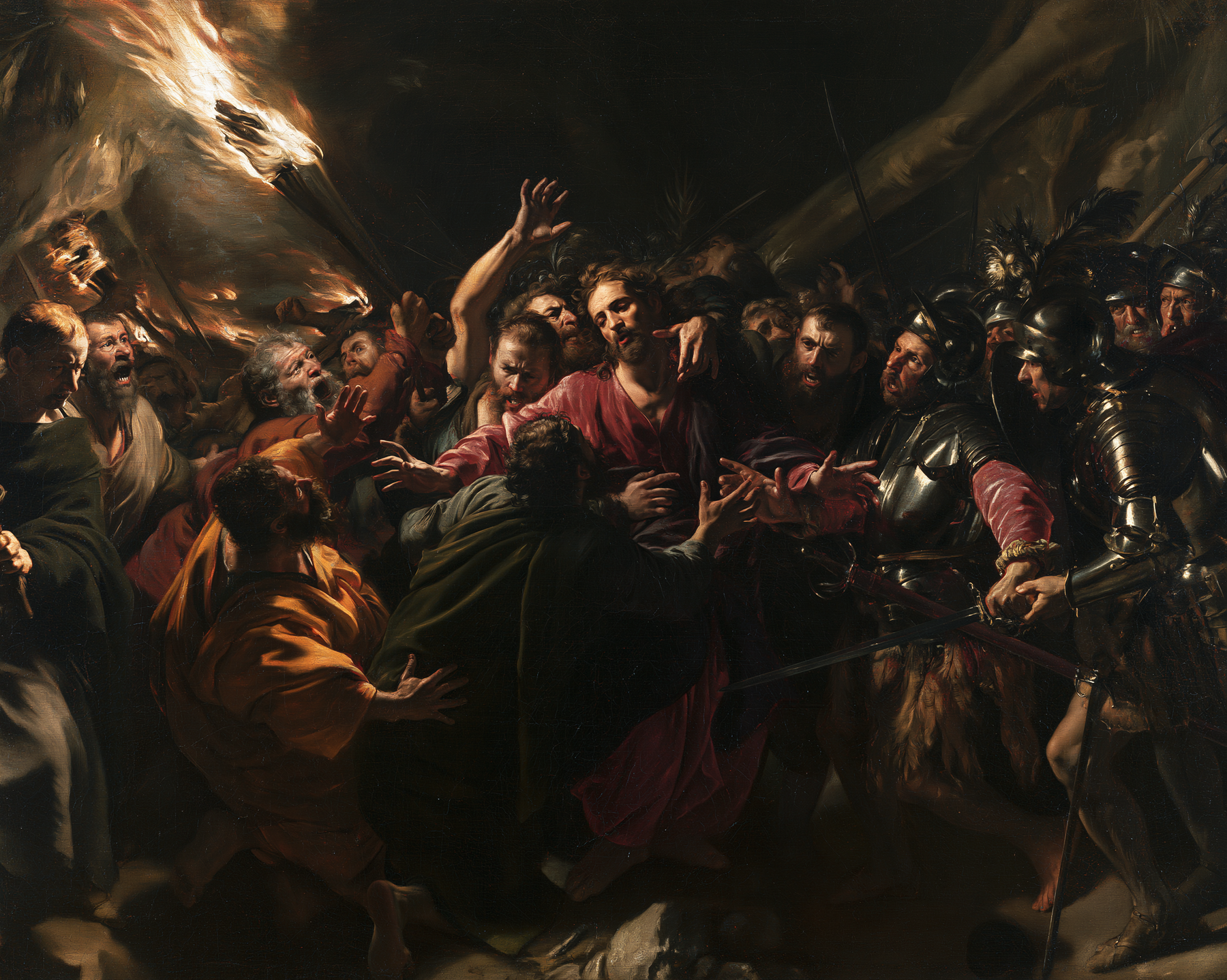 La Trahison de Judas — Baroque théâtral · Paysage n° 23 — aperçu de la finition sélectionnée