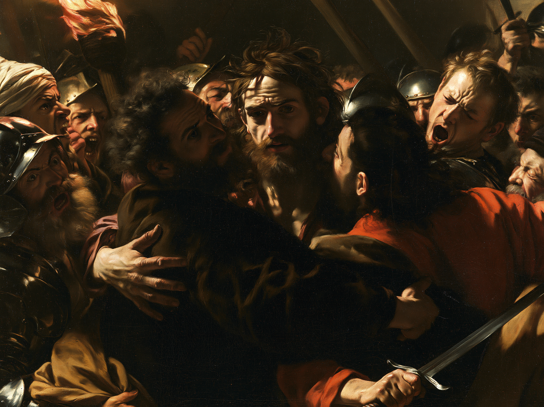 La Trahison de Judas — Baroque théâtral · Paysage n° 25 — aperçu de la finition sélectionnée