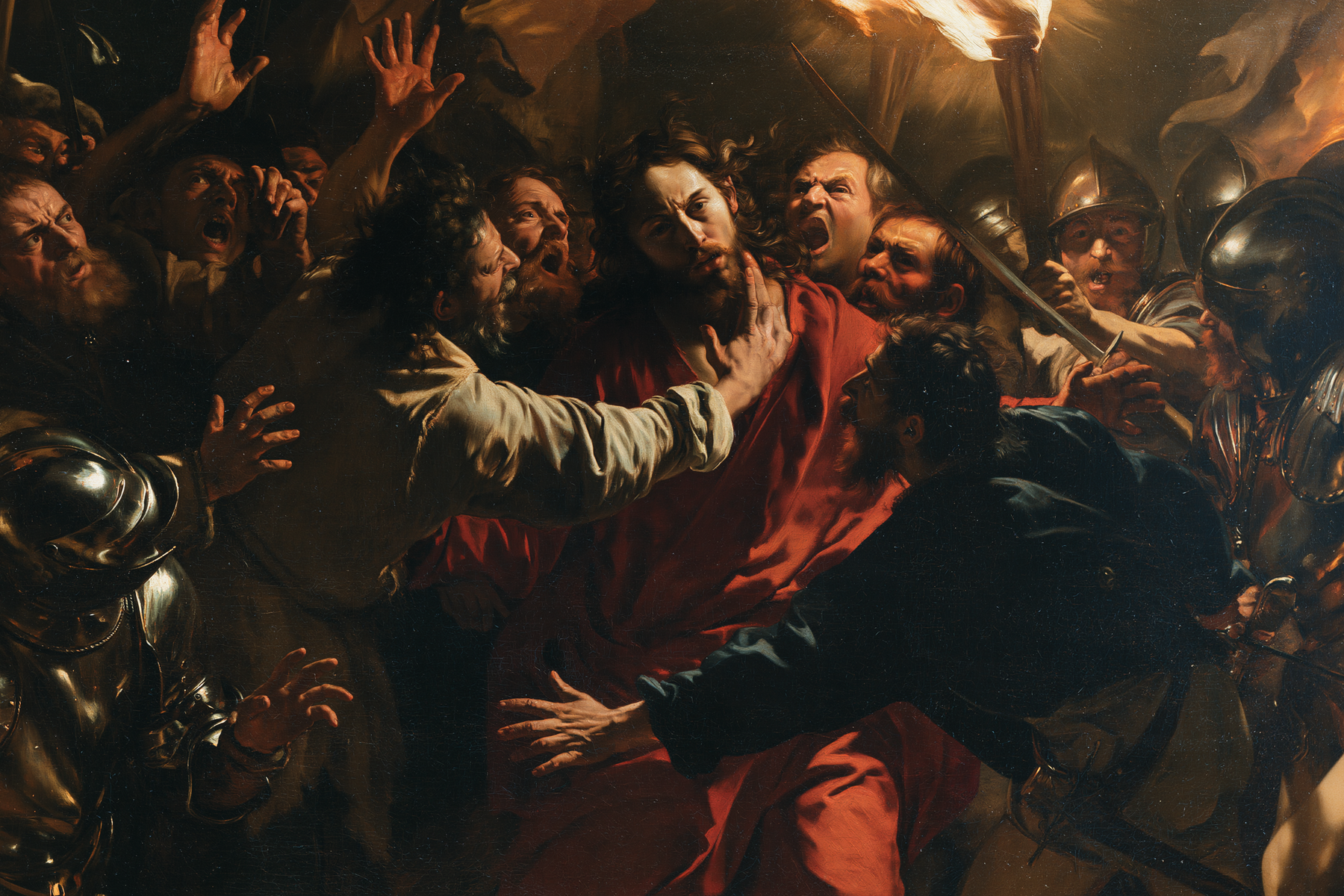 La Trahison de Judas — Baroque théâtral · Paysage n° 28 — aperçu de la finition sélectionnée