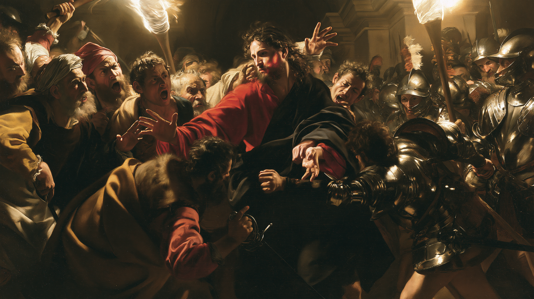 La Trahison de Judas — Baroque théâtral · Paysage n° 30 — aperçu de la finition sélectionnée