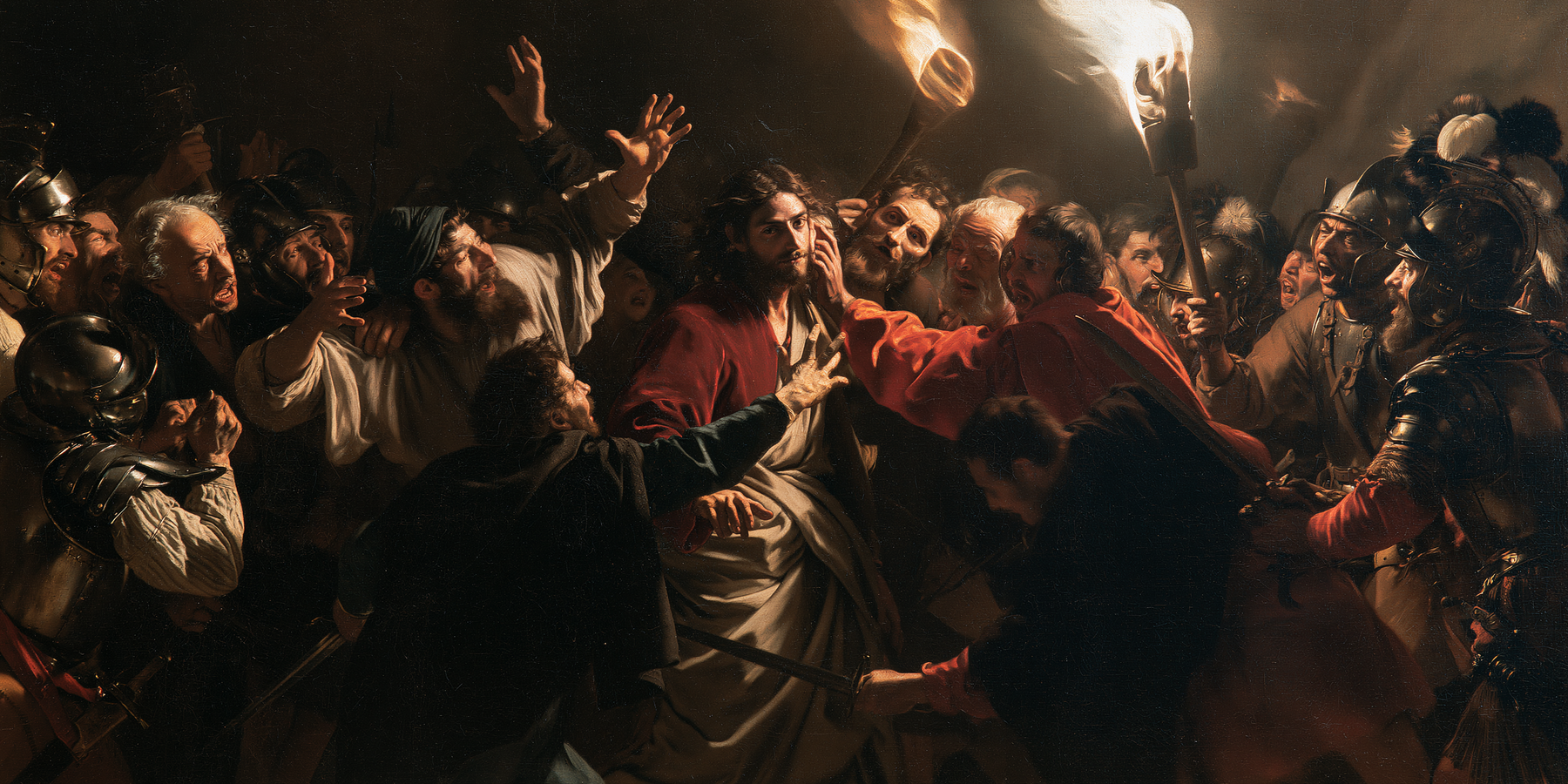 La Trahison de Judas — Baroque théâtral · Paysage n° 34 — aperçu de la finition sélectionnée