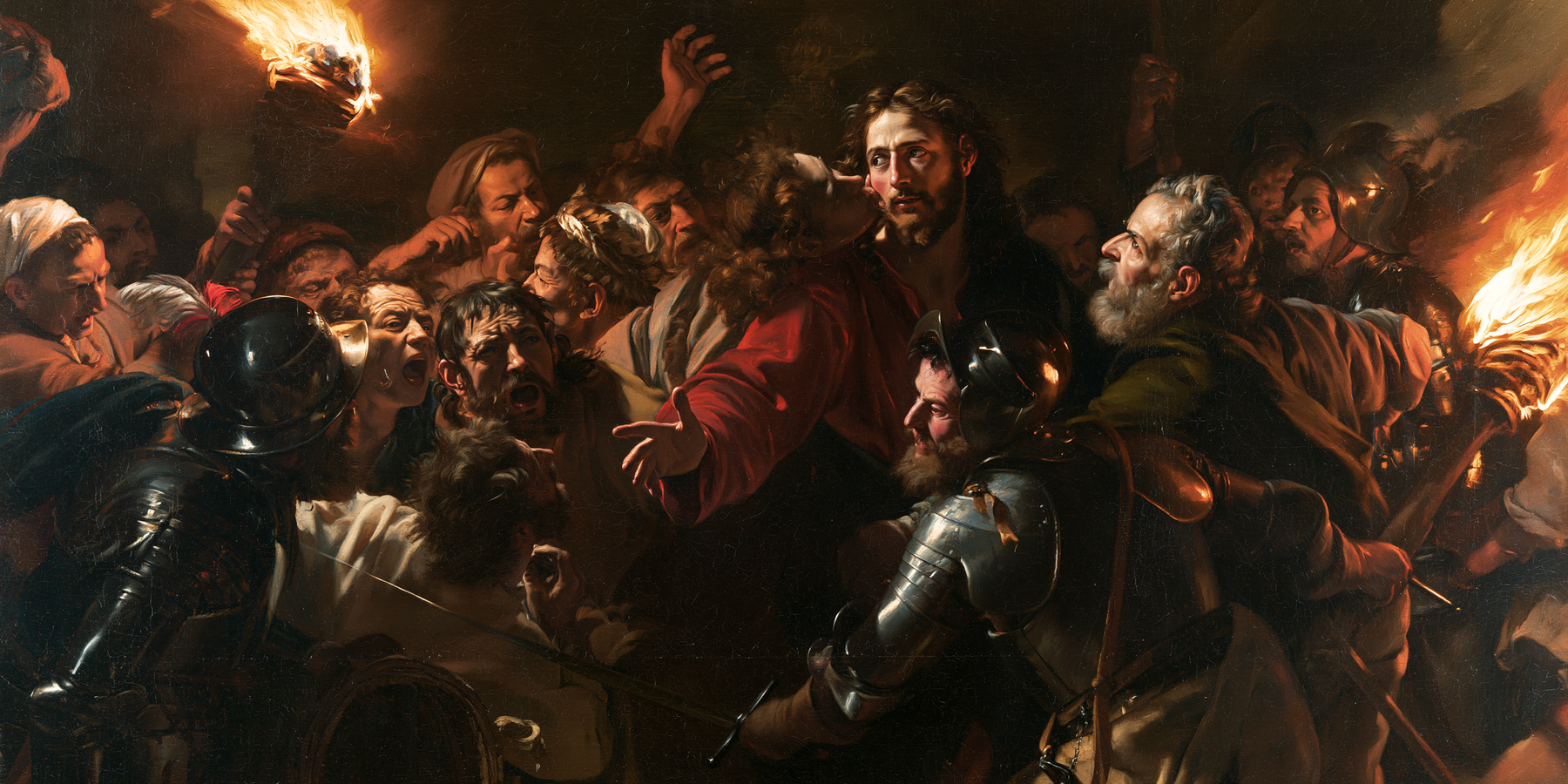 La Trahison de Judas — Baroque théâtral · Paysage n° 35 — aperçu de la finition sélectionnée