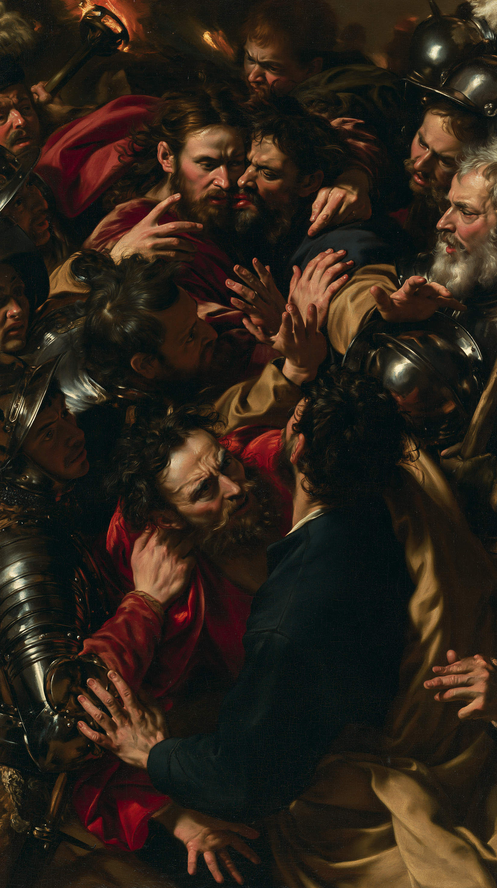 La Trahison de Judas — Baroque théâtral · Portrait n° 9 — aperçu de la finition sélectionnée