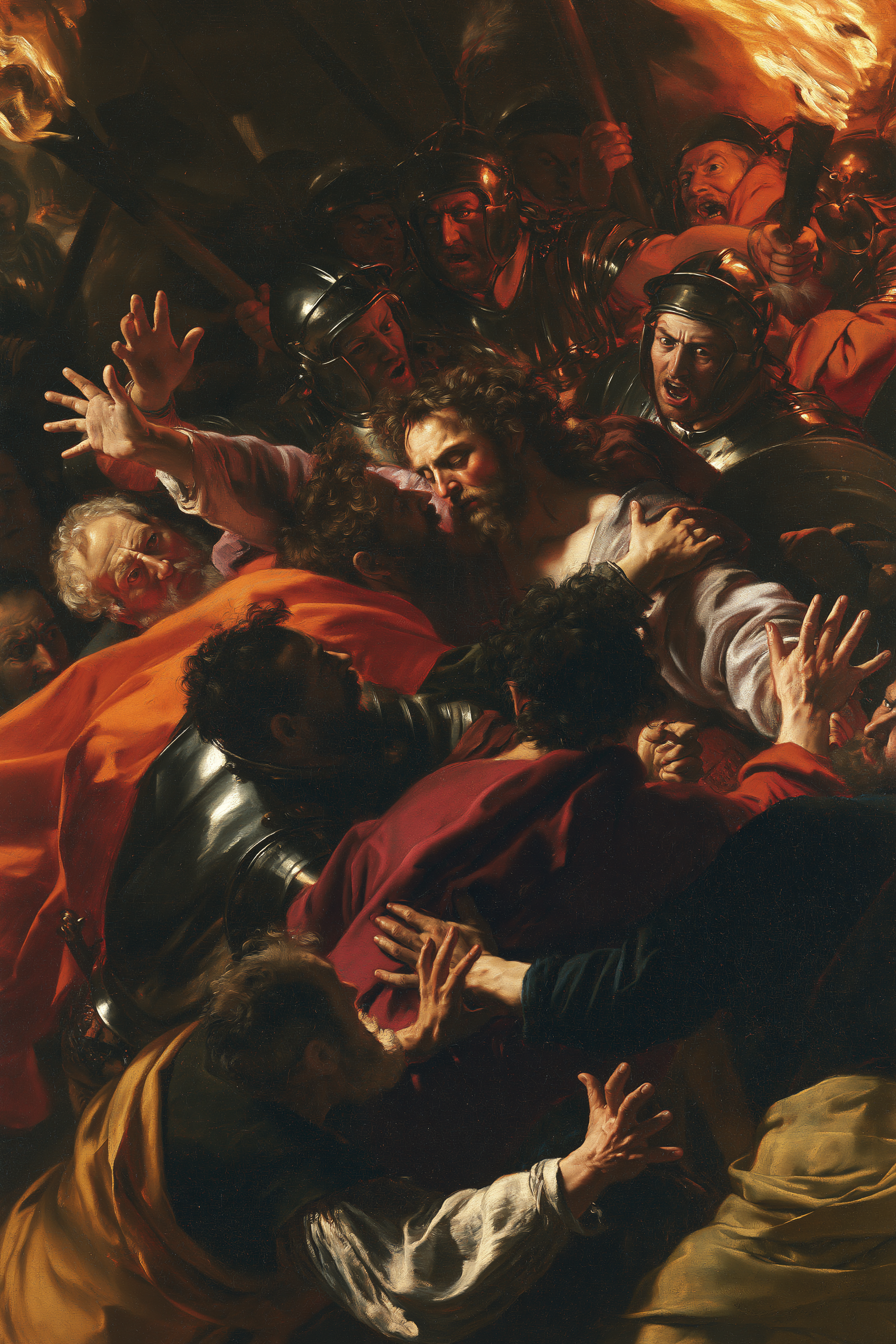 La Trahison de Judas — Baroque théâtral · Portrait n° 10 — aperçu de la finition sélectionnée