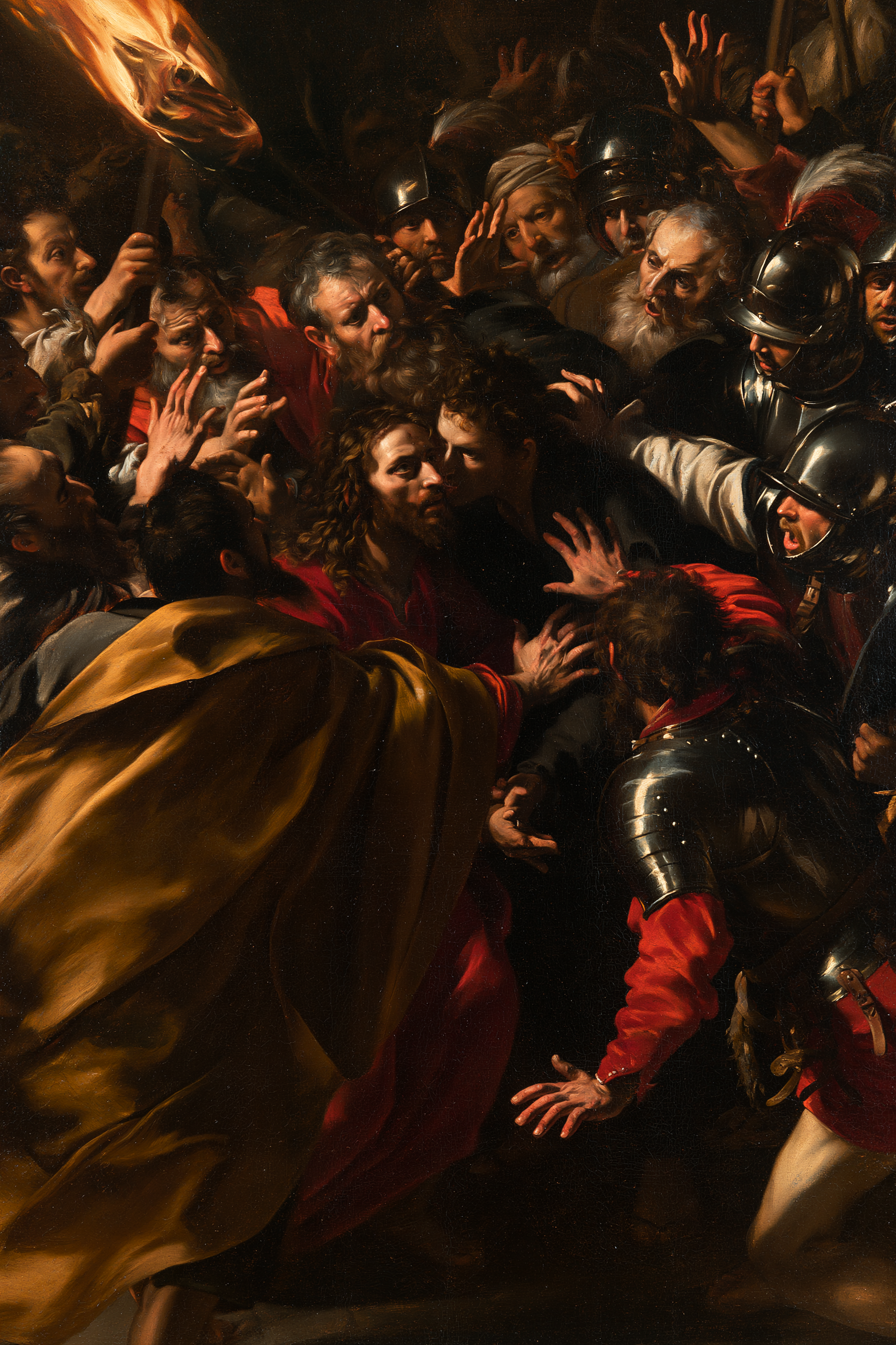 La Trahison de Judas — Baroque théâtral · Portrait n° 12 — aperçu de la finition sélectionnée
