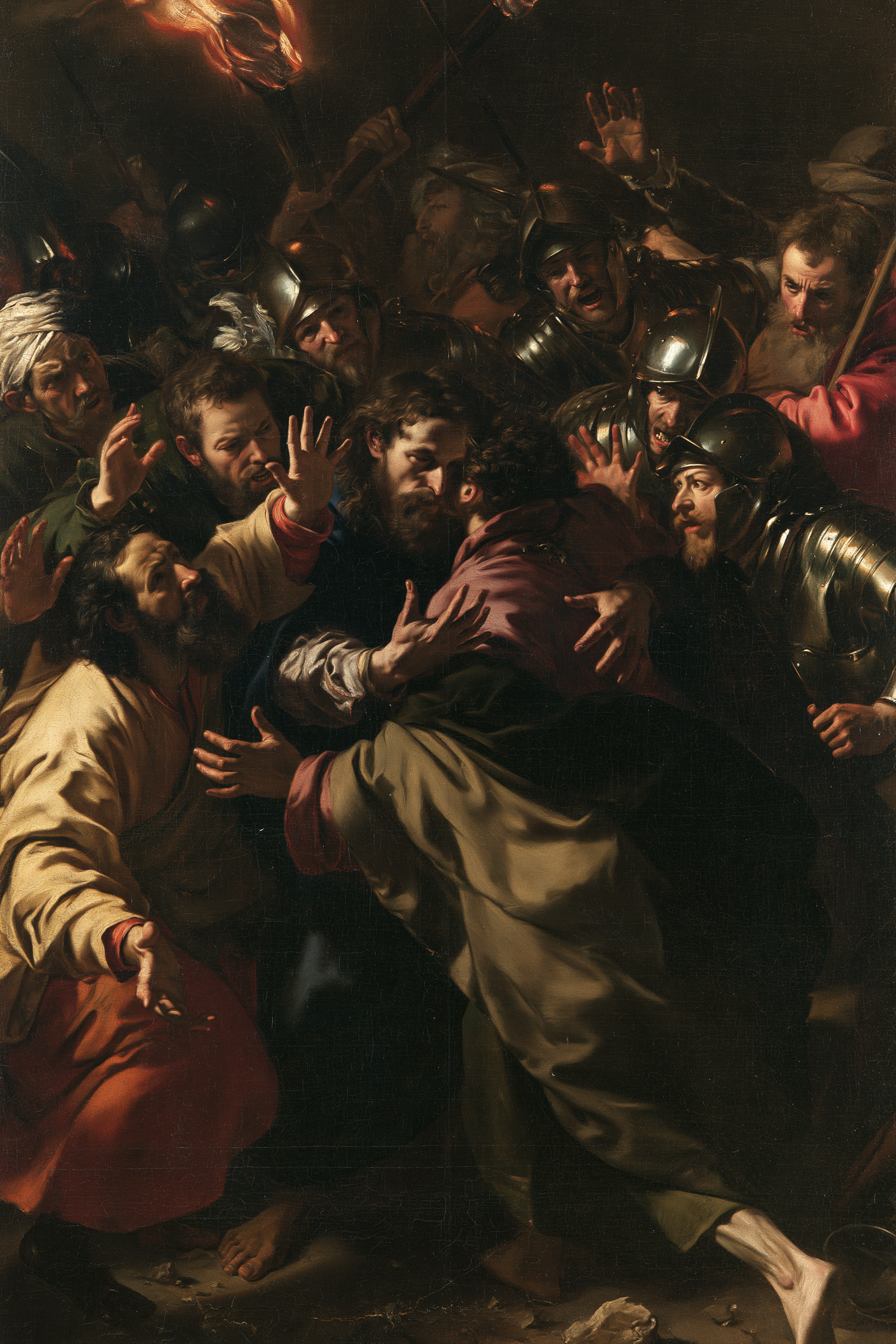 La Trahison de Judas — Baroque théâtral · Portrait n° 13 — aperçu de la finition sélectionnée