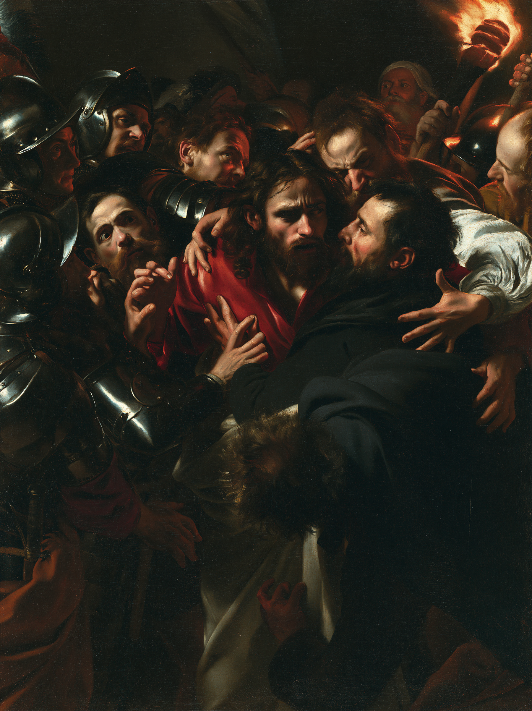 La Trahison de Judas — Baroque théâtral · Portrait n° 14 — aperçu de la finition sélectionnée