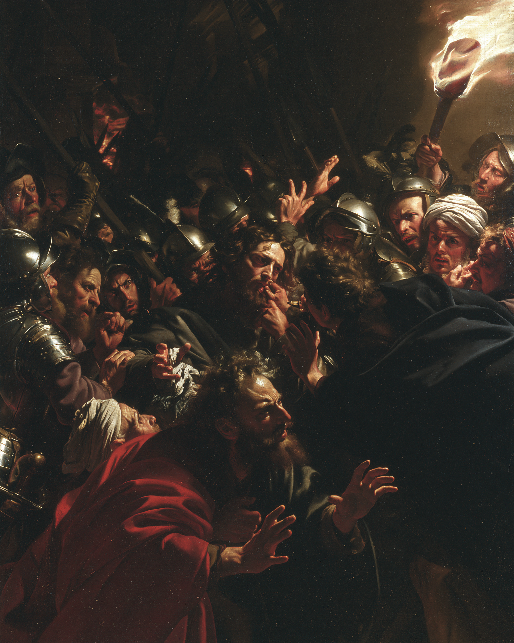 La Trahison de Judas — Baroque théâtral · Portrait n° 18 — aperçu de la finition sélectionnée