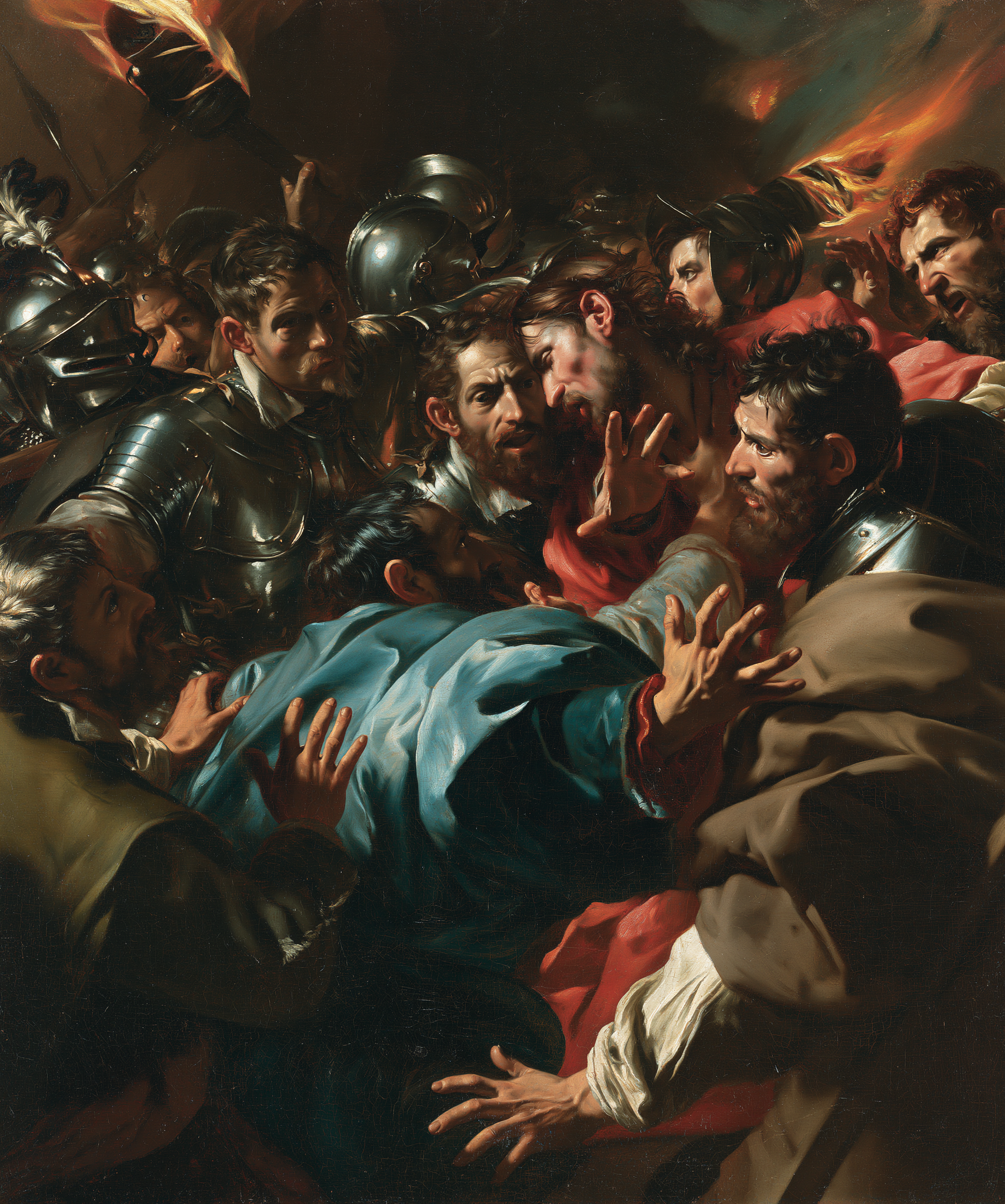 La Trahison de Judas — Baroque théâtral · Portrait n° 19 — aperçu de la finition sélectionnée