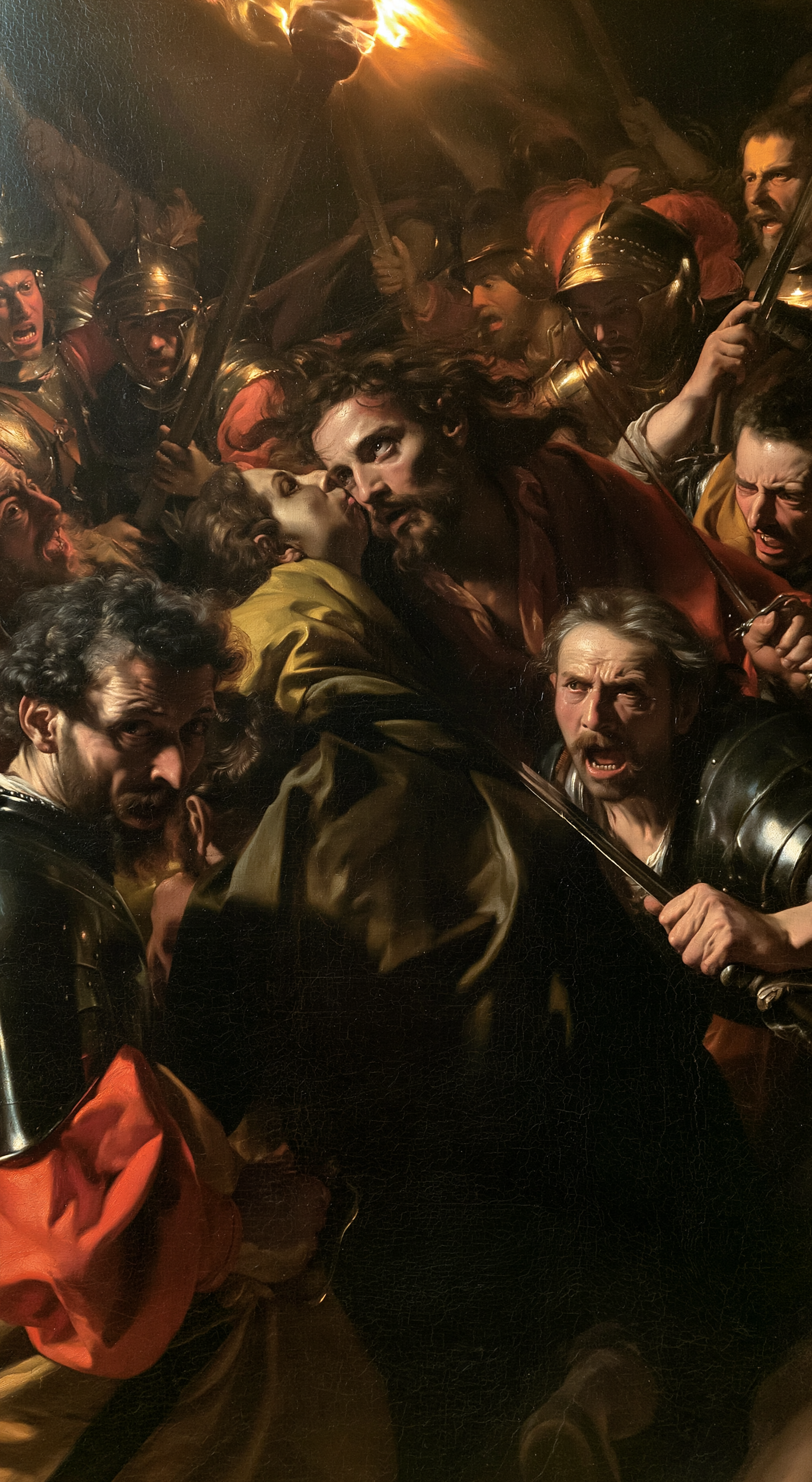 La Trahison de Judas — Baroque théâtral · Portrait n° 23 — aperçu de la finition sélectionnée