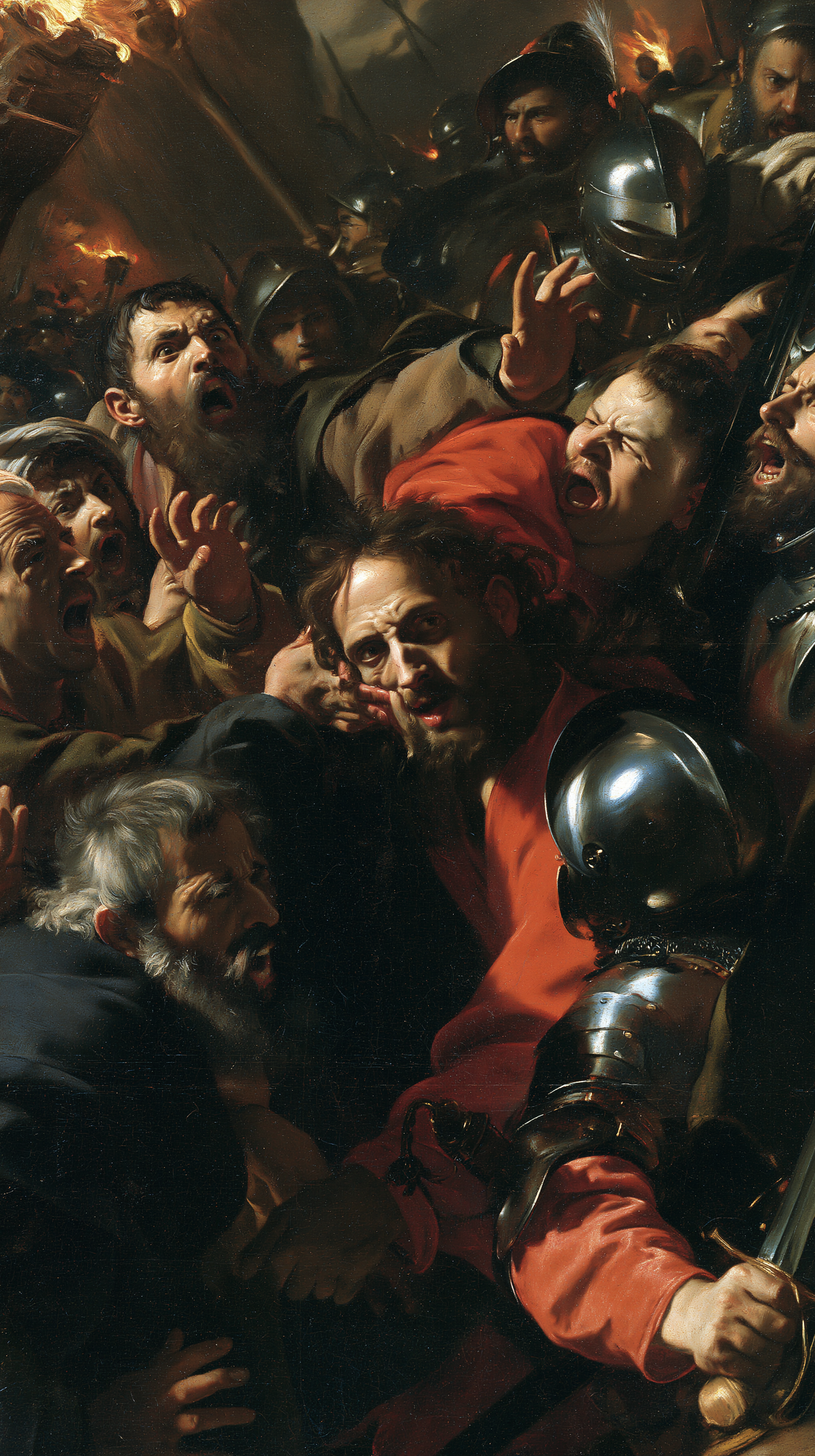 La Trahison de Judas — Baroque théâtral · Portrait n° 27 — aperçu de la finition sélectionnée