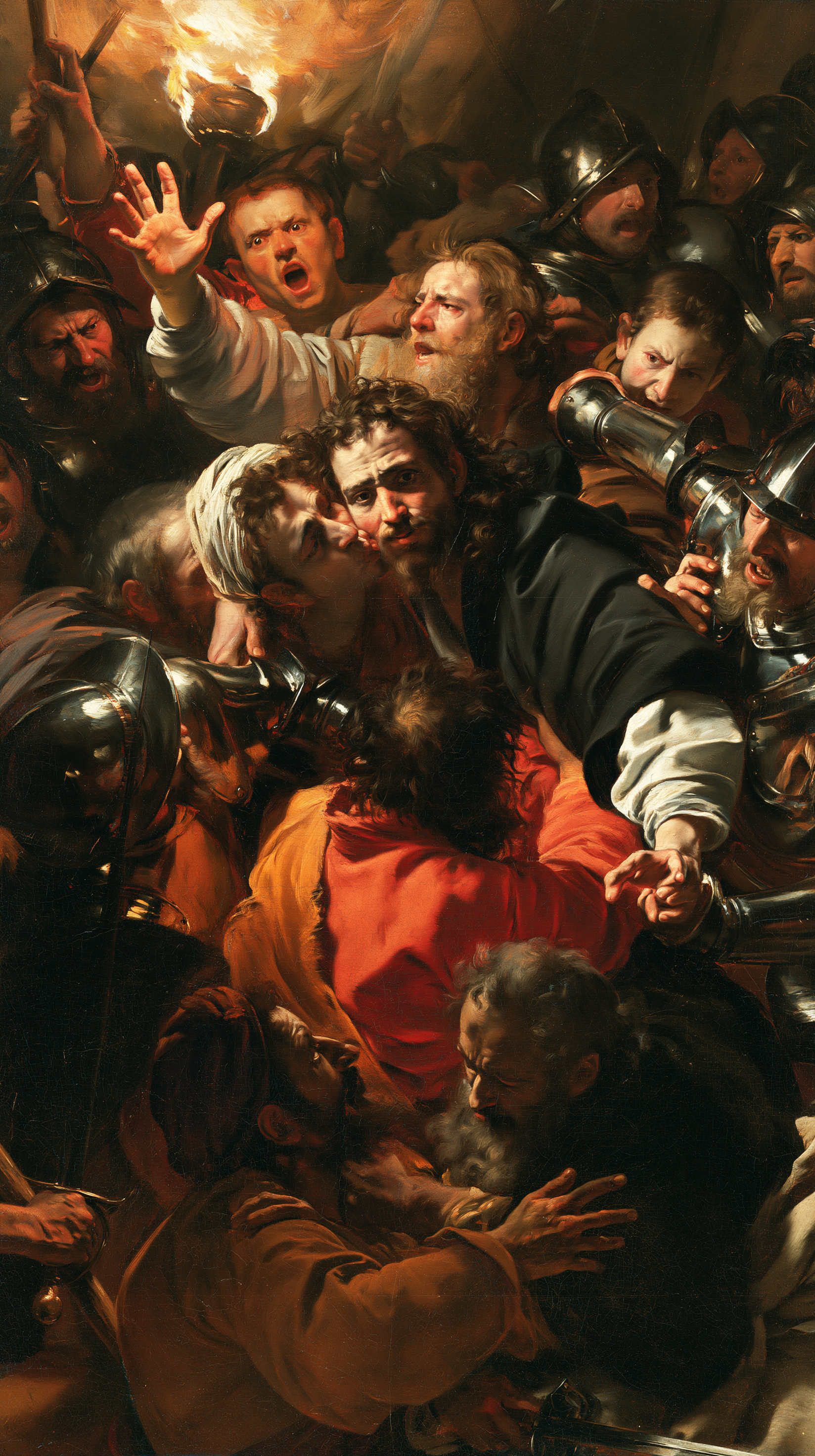 La Trahison de Judas — Baroque théâtral · Portrait n° 28 — aperçu de la finition sélectionnée