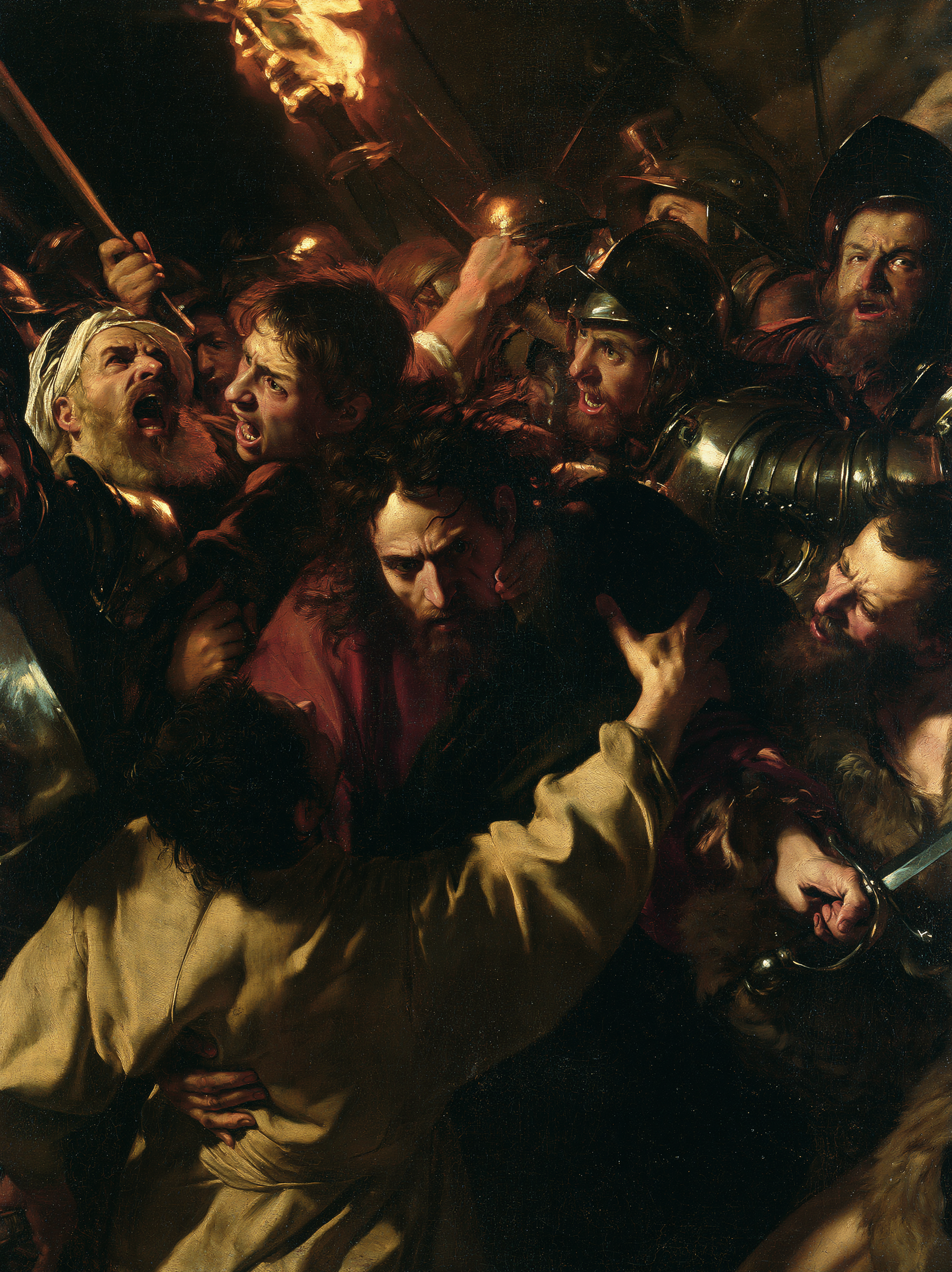 La Trahison de Judas — Baroque théâtral · Portrait n° 34 — aperçu de la finition sélectionnée