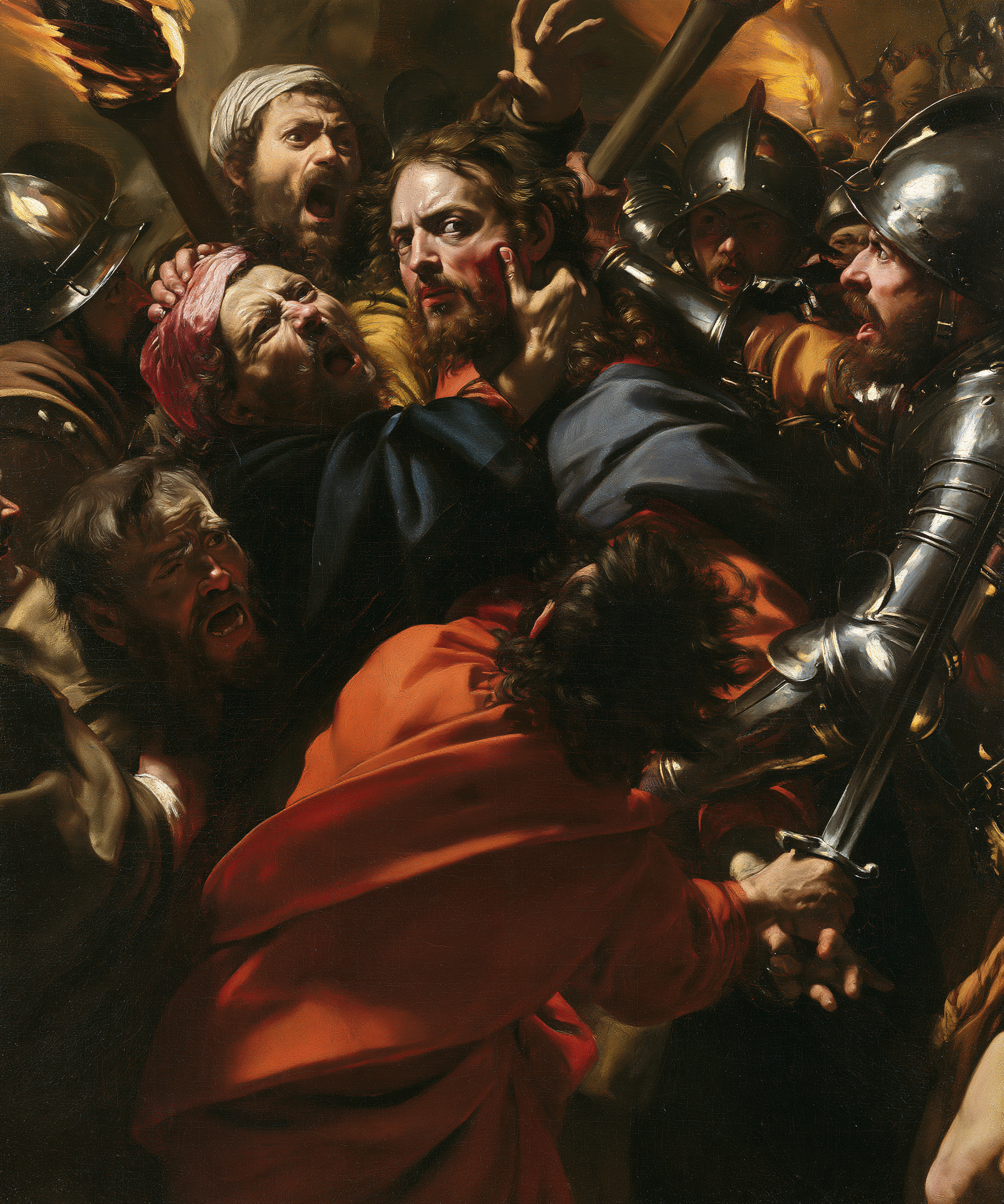 La Trahison de Judas — Baroque théâtral · Portrait n° 38 — aperçu de la finition sélectionnée