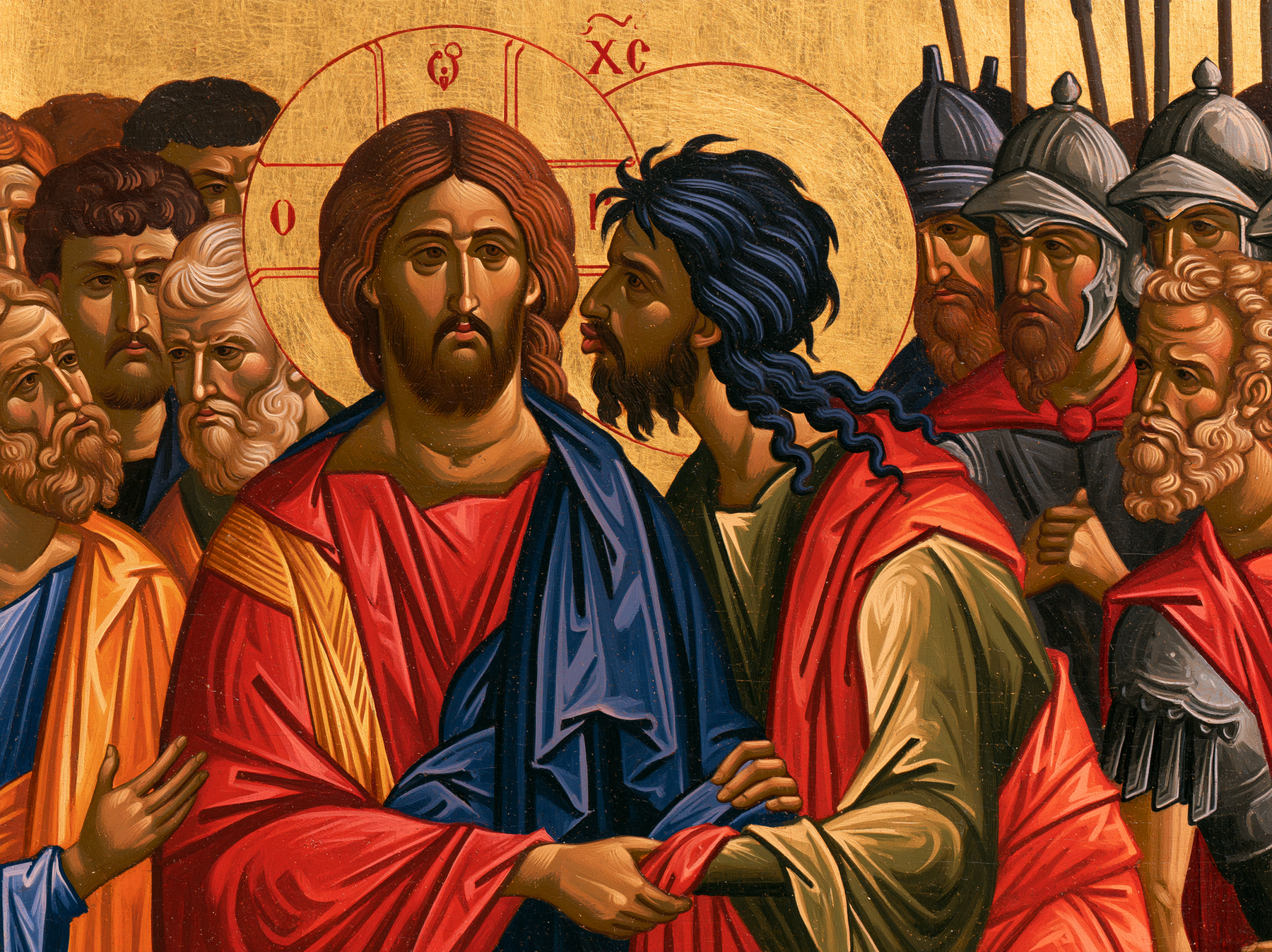 La Trahison de Judas — Byzantin contemporain · Paysage n° 8 — aperçu de la finition sélectionnée