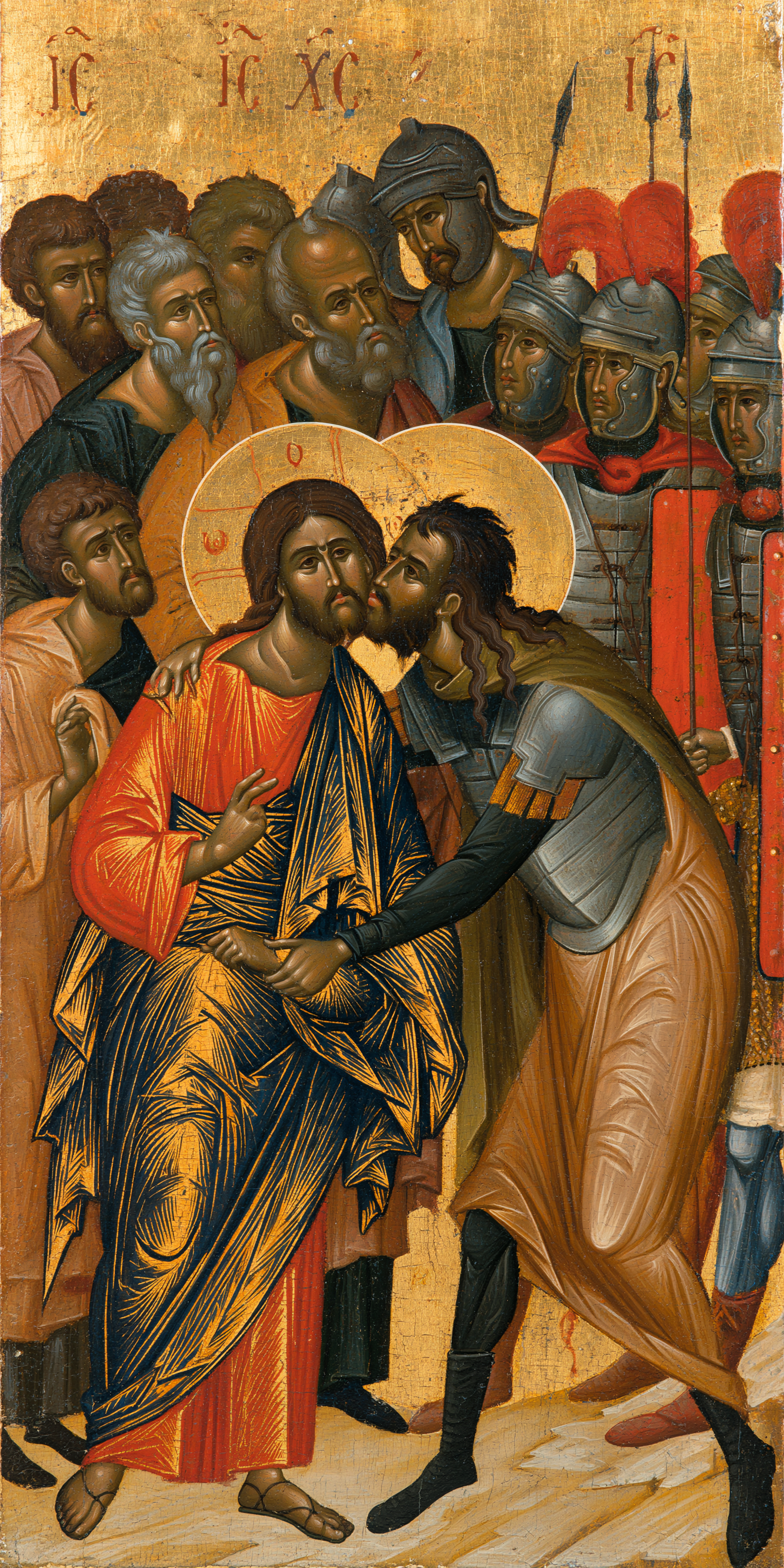 La Trahison de Judas — Byzantin contemporain · Portrait n° 2 — aperçu de la finition sélectionnée